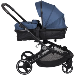 BabyGO Passeggino Gemellare Twinner, Blu -Negozio online Pink Or Blue babygo passeggino gemellare twinner blu a299480 3