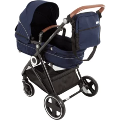 BabyGO Passeggino Trio Halime 3 In 1 Blue Black -Negozio online Pink Or Blue babygo passeggino trio halime 3 in 1 blue black a304405 4