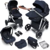 BabyGO Passeggino Trio Halime 3 In 1 Blue Silver -Negozio online Pink Or Blue babygo passeggino trio halime 3 in 1 blue silver a304401