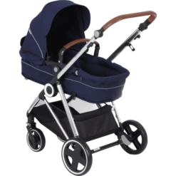 BabyGO Passeggino Trio Halime 3 In 1 Blue Silver 9 BabyGO Passeggino Trio Halime 3 In 1 Blue Silver -Negozio online Pink Or Blue babygo passeggino trio halime 3 in 1 blue silver a304401 2
