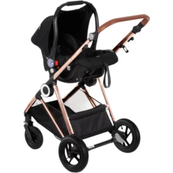 BabyGO Passeggino Trio Halime 3 In 1 Gold Antracite -Negozio online Pink Or Blue babygo passeggino trio halime 3 in 1 gold antracite a316605 2