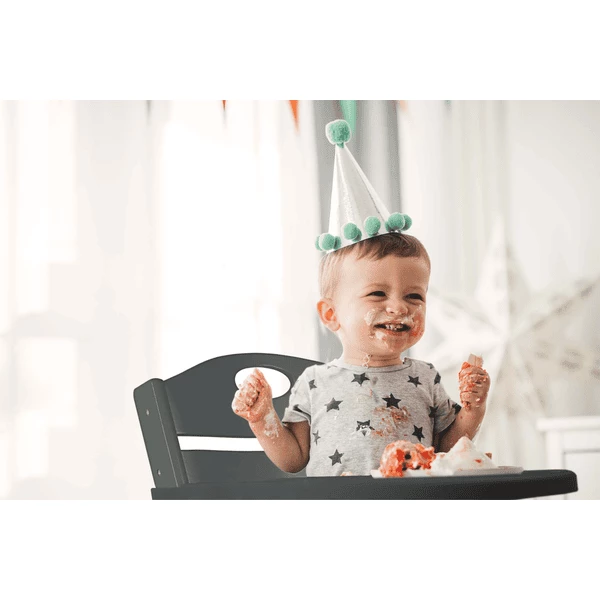 BabyGO Seggiolone Pappa Family - Grigio 4 BabyGO Seggiolone Pappa Family - Grigio - immagine 2