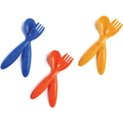 BabyJem Cucchiaio E Forchetta 2 Pezzi BPA Free Orange -Negozio online Pink Or Blue babyjem cucchiaio e forchetta 2 pezzi bpa free orange a284049 2