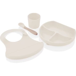 BabyJem Set Pappa In Silicone - Bianco