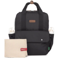 Babymel Zaino Fasciatoio ECO Georgi, Nero -Negozio online Pink Or Blue babymel zaino fasciatoio eco georgi nero a301555 2