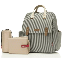 Babymel Zaino Fasciatoio ECO Robyn Navy Stripe -Negozio online Pink Or Blue babymel zaino fasciatoio eco robyn navy stripe a220485 1