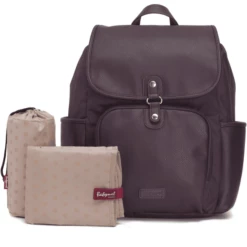 Babymel Zaino Fasciatoio Freddie Vegan Leather Borgogna Convertibile -Negozio online Pink Or Blue babymel zaino fasciatoio freddie vegan leather borgogna convertibile a337429 3