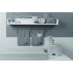 Baby's Only Cestino Portaoggetti Cable Grey -Negozio online Pink Or Blue babys only cestino portaoggetti cable grey a315541 3