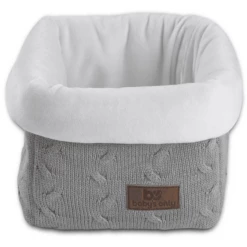 Baby's Only Cestino Portaoggetti Cable Grey -Negozio online Pink Or Blue babys only cestino portaoggetti cable grey a315541 4