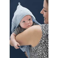 Baby's Only Copertina Con Cappuccio Cable Beige 75x75 Cm -Negozio online Pink Or Blue babys only copertina con cappuccio cable beige 75x75 cm a306246 1