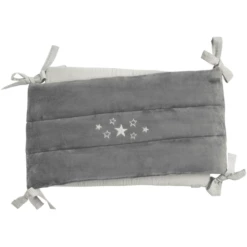 Be Be 's Collection Nest Star Grey 35x190 Cm -Negozio online Pink Or Blue be be s collection nest star grey 35x190 cm a400505 1