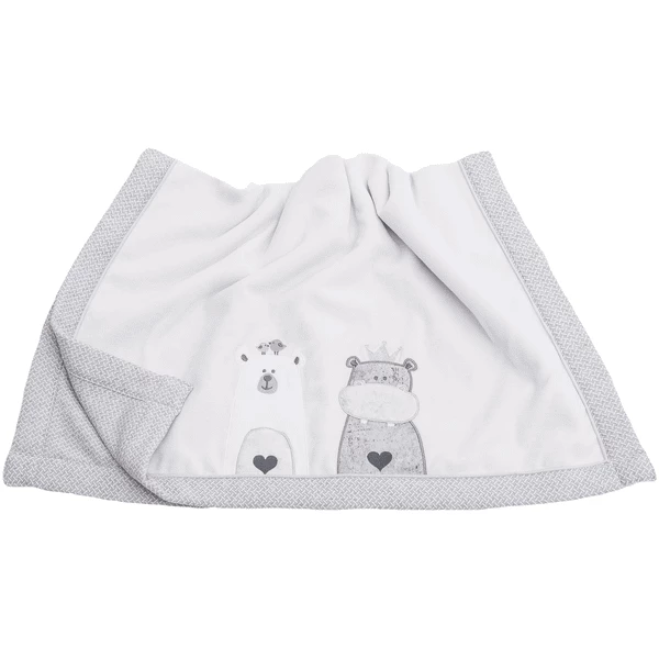 Be Be's Collection Coperta Odi & Bodi, Ecru 4 Be Be's Collection Coperta Odi & Bodi, Ecru - immagine 2