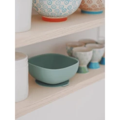 BEABA ® Ciotola In Silicone Con Ventosa. Verde Salvia -Negozio online Pink Or Blue beaba ciotola in silicone con ventosa verde salvia a392956 4