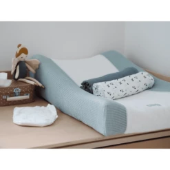 BEABA ® Copertura Per Fasciatoio Sofalange Verde Blu -Negozio online Pink Or Blue beaba copertura per fasciatoio sofalange verde blu a365393 2