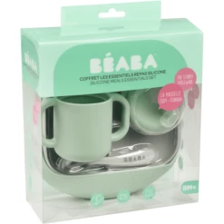 BEABA ® Set Da Pasto Essential S In Silicone -Negozio online Pink Or Blue beaba set da pasto essential s in silicone a409201 2