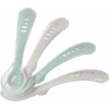 BEABA ® Set Di 4 Cucchiai In Silicone Per La Seconda Età, Velvet Grigio/verde Salvia -Negozio online Pink Or Blue beaba set di 4 cucchiai in silicone per la seconda eta velvet grigio verde salvia a392957