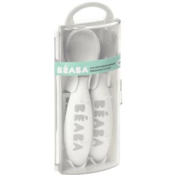 BEABA Set Di Posate Ergonomiche 2nd Age Grigio -Negozio online Pink Or Blue beaba set di posate ergonomiche 2nd age grigio a302885 4
