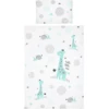 Bebe- Jou® Set Lenzuola Hello Little One, Mint 100x135cm 1 Bebe- Jou® Set Lenzuola Hello Little One, Mint 100x135cm -Negozio online Pink Or Blue bebe jou set lenzuola hello little one mint 100x135cm a260052