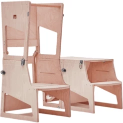 Bianconiglio Kids® Torre Di Apprendimento Montessoriana Transformer R, Legno -Negozio online Pink Or Blue bianconiglio kids torre di apprendimento montessoriana transformer r legno a408653 2