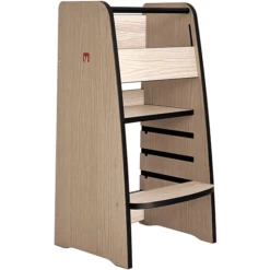 Bianconiglio Kids® Torre Di Apprendimento Montessoriana TRUSTY Plus, Rovere Naturale
