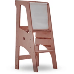 Bianconiglio Kids Torre Montessoriana EVO BIO Con Protezione Anticaduta KidSafe, Laccato Naturale