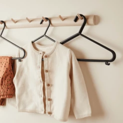 BIECO Set Appendiabiti 8 Pezzi Nero -Negozio online Pink Or Blue bieco set appendiabiti 8 pezzi nero a164218 4