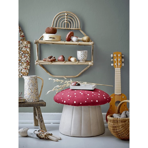 Blommingville MINI Pouf Lue Fungo - Rosso 4 Blommingville MINI Pouf Lue Fungo - Rosso - immagine 2