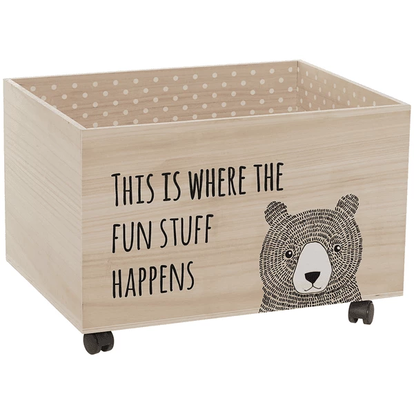 Bloom Ingville MINI Scatola Portaoggetti Con Ruote Paulownia Naturale 4 Bloom Ingville MINI Scatola Portaoggetti Con Ruote Paulownia Naturale - immagine 2