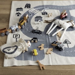 Bloom Ingville Tappeto MINI Dennis Grigio 150 X 100 Cm -Negozio online Pink Or Blue bloom ingville tappeto mini dennis grigio 150 x 100 cm a381149 3