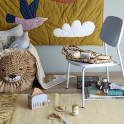 Bloomingville MINI Cesto Con Leone Harrison, In Erba Bankuan, Naturale -Negozio online Pink Or Blue bloomingville mini cesto con leone harrison in erba bankuan naturale a381182 4