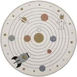 Bloomingville MINI Tappeto Ianas, Pianeti 130 Cm 8 Bloomingville MINI Tappeto Ianas, Pianeti 130 Cm -Negozio online Pink Or Blue bloomingville mini tappeto ianas pianeti 130 cm a381155 2