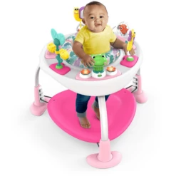 Bright Starts Bounce Baby™ Trampolino E Tavolo Da Gioco 2 In 1, Rosa -Negozio online Pink Or Blue bright starts bounce baby trampolino e tavolo da gioco 2 in 1 rosa a319502 1