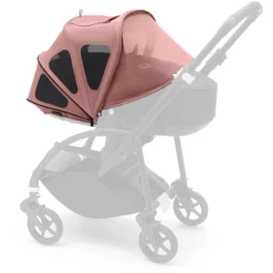 Bugaboo Cappottina Parasole Con Finestre Di Ventilazione Breezy Bee Morning Pink -Negozio online Pink Or Blue bugaboo cappottina parasole con finestre di ventilazione breezy bee morning pink a342157 3