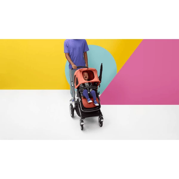 Bugaboo Cappottina Parasole Con Finestre Di Ventilazione Breezy Fox/Cameleon 3/Lynx, Sunrise Red 7 Bugaboo Cappottina Parasole Con Finestre Di Ventilazione Breezy Fox/Cameleon 3/Lynx, Sunrise Red - immagine 5