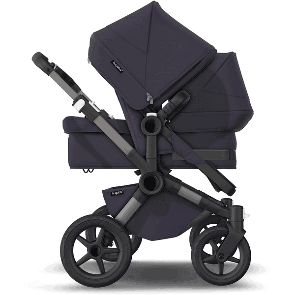 Bugaboo Passeggino Fratellare Donkey 5 Duo Complete Graphite/Dark Navy 5 Bugaboo Passeggino Fratellare Donkey 5 Duo Complete Graphite/Dark Navy - immagine 3