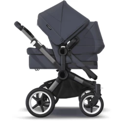 Bugaboo Passeggino Fratellare Donkey 5 Duo Complete - Nero/blu -Negozio online Pink Or Blue bugaboo passeggino fratellare donkey 5 duo complete nero blu a381973 2