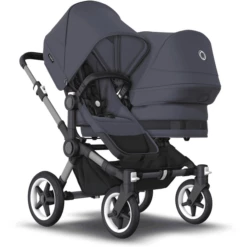 Bugaboo Passeggino Fratellare Donkey 5 Duo Complete - Nero/blu