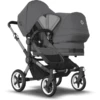 Bugaboo Passeggino Fratellare Donkey 5 Duo Complete - Nero/grigio -Negozio online Pink Or Blue bugaboo passeggino fratellare donkey 5 duo complete nero grigio a381970