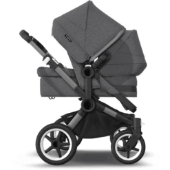 Bugaboo Passeggino Fratellare Donkey 5 Duo Complete - Nero/grigio -Negozio online Pink Or Blue bugaboo passeggino fratellare donkey 5 duo complete nero grigio a381970 2