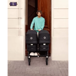 Bugaboo Passeggino Gemellare Donkey 5 Twin Complete - Nero/bianco -Negozio online Pink Or Blue bugaboo passeggino gemellare donkey 5 twin complete nero bianco a381984 1