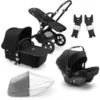 Bugaboo Passeggino Trio Cameleon 3 Plus Complete Black / Black Incl. Ovetto Nero -Negozio online Pink Or Blue bugaboo passeggino trio cameleon 3 plus complete black black incl ovetto nero a312602