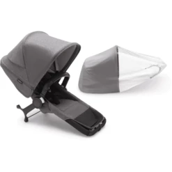 Bugaboo Set Di Estensioni Donkey 5 Duo Complete Grey Melange