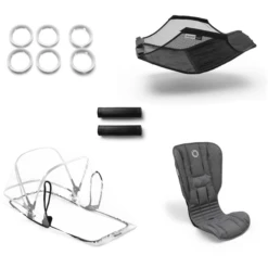 Bugaboo Style Set Bee 5 Grey Melange 8 Bugaboo Style Set Bee 5 Grey Melange -Negozio online Pink Or Blue bugaboo style set bee 5 grey melange a269072 2
