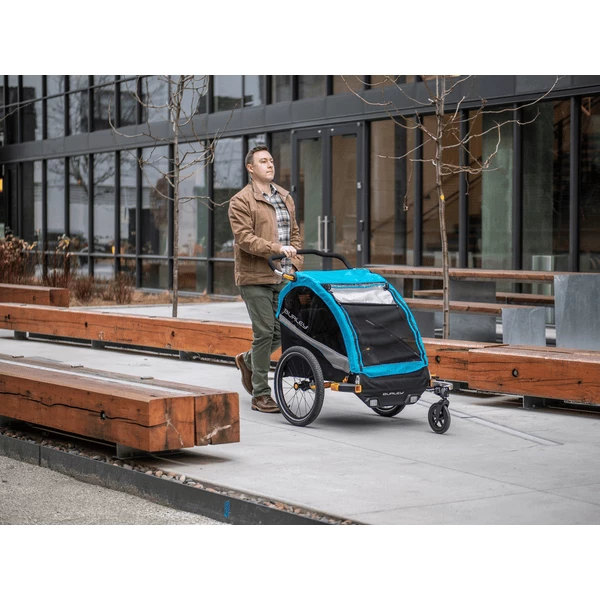 BURLEY Rimorchio Per Biciclette D'Lite X Aqua Double 2019 4 BURLEY Rimorchio Per Biciclette D'Lite X Aqua Double 2019 - immagine 2