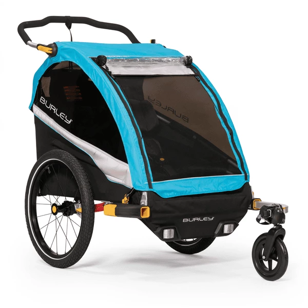 BURLEY Rimorchio Per Biciclette D'Lite X Aqua Double 2019 3 BURLEY Rimorchio Per Biciclette D'Lite X Aqua Double 2019