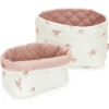 Cam Cam Copenhagen Cestini Portaoggetti Trapuntati Set Di 2 Vento Flower Crema -Negozio online Pink Or Blue cam cam copenhagen cestini portaoggetti trapuntati set di 2 vento flower crema a371405