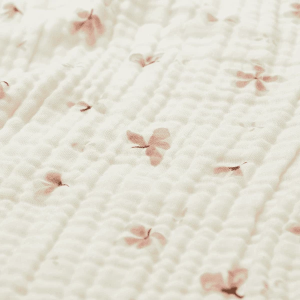 Cam Cam Copenhagen Cam Cam® COPENHAGEN Coperta In Mussola, Windflower Creme 6 Cam Cam Copenhagen Cam Cam® COPENHAGEN Coperta In Mussola, Windflower Creme - immagine 4