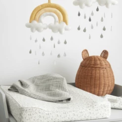 Cam Cam Copenhagen Cam Cam® COPENHAGEN Fasciatoio Green Leaves -Negozio online Pink Or Blue cam cam copenhagen fasciatoio green leaves a370879 1