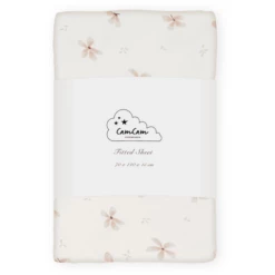 Cam Cam Copenhagen Cam Cam® COPENHAGEN Lenzuolo Con Angoli 70 X 140 Cm, Windflower Creme -Negozio online Pink Or Blue cam cam copenhagen lenzuolo con angoli 70 x 140 cm windflower creme a371576 1