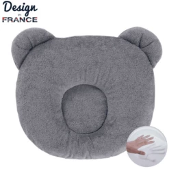 Candide P'tit Cuscino Panda Grigio Scuro Grigio Scuro -Negozio online Pink Or Blue candide ptit cuscino panda grigio scuro grigio scuro a263993 1
